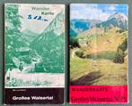 Twee wandelkaarten Oostenrijk 80-er jaren, Grosses Walsertal, Ophalen of Verzenden, Gelezen, 1800 tot 2000, Landkaart