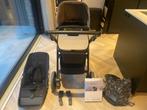 Dubatti Two 2-in-1 Kinderwagen Zwart/Taupe, Kinderen en Baby's, Kinderwagens en Combinaties, Zo goed als nieuw, Combiwagen, Verstelbare duwstang