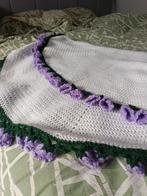 Gehaakte Bouquet Deken - 115cm, Huis en Inrichting, Ophalen of Verzenden, Nieuw