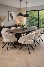 Eetkamerstoelen Taupe Draaibaar 8 Stoelen NIEUW‼️