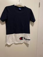 t-shirt blauw wit Champion maat 164, Jongen, Champion, Zo goed als nieuw, Shirt of Longsleeve