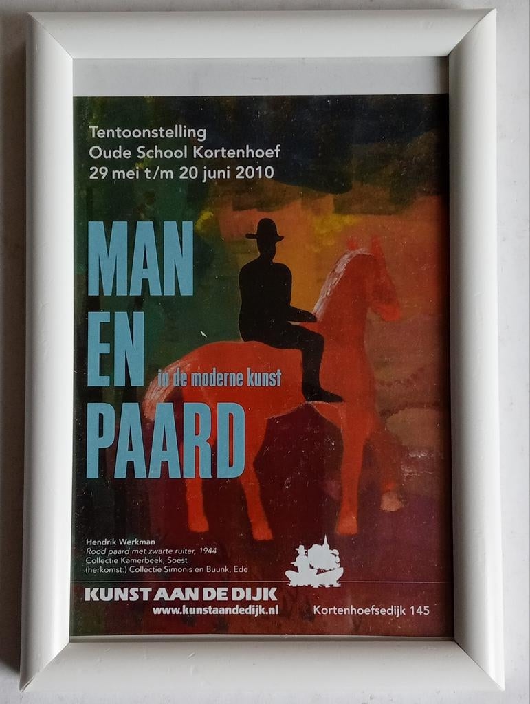 Hendrik Werkman advertentie affiche 2010 Groninger Ploeg, Antiek en Kunst, Ophalen of Verzenden