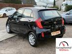 Kia Picanto 1.0 CVVT Airco 5DRS LMV nw apk 3mnd garantie, Stof, Gebruikt, Zwart, Met garantie (alle)