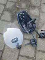 Yepp Mini Fietsstoeltje + Windscherm & Adtapter, Ophalen of Verzenden, Thule, Gebruikt, Voetsteuntjes