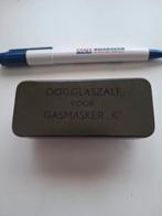 Doosje Oogglaszalf voor Gasmasker. K., Verzamelen, Militaria | Tweede Wereldoorlog, Ophalen of Verzenden, Landmacht, Nederland