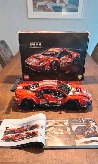 Lego Technic Ferrari 488 GTE (42125), Kinderen en Baby's, Speelgoed | Duplo en Lego, Zo goed als nieuw, Ophalen of Verzenden