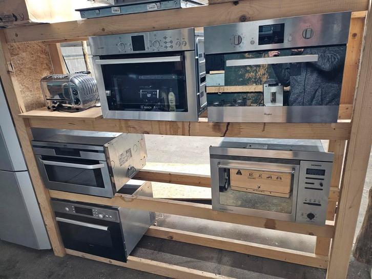 Combimagnetron met garantie zie alle foto's, Witgoed en Apparatuur, Ovens, Zo goed als nieuw, Inbouw, Oven met grill, 45 tot 60 cm