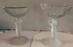 Twee glazen ijscoupes, Glas of Glazen, Ophalen of Verzenden, Overige stijlen, Glas