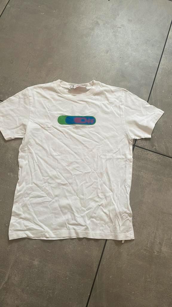 Off White shirt mt s, Kleding | Heren, T-shirts, Gedragen, Maat 46 (S) of kleiner, Wit, Verzenden