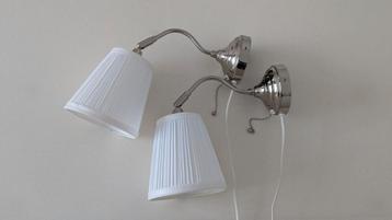 2x Wandlamp Ikea Arstid beschikbaar voor biedingen
