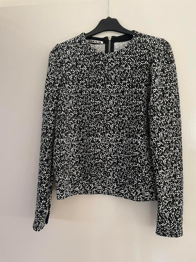 Vanilia trui maat 38, Kleding | Dames, Tops, Maat 38/40 (M), Zwart, Ophalen of Verzenden, Zo goed als nieuw