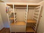 Ikea open kledingkastcombinatie Elvarli wit/licht hout, Huis en Inrichting, Kasten | Kledingkasten, Ophalen, Zo goed als nieuw