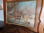 Oude/vintage prent in mooie lijst, Antiek en Kunst, Kunst | Schilderijen | Klassiek, Ophalen of Verzenden