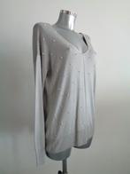 LolaLiza grijze trui met parels, maat large, nieuw, Ophalen of Verzenden, Nieuw, Maat 38/40 (M), Grijs