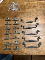 Klassieke Keukengreepjes & Kastknopjes Antiek Zilver, Huis en Inrichting, Ophalen, Overige typen, Zo goed als nieuw, Minder dan 100 cm