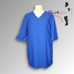 30269 Zgan Kobalt blauwe jurk Promiss mt 50  J08, Promiss, Blauw, Jurk, Ophalen of Verzenden