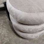 Poef Kimi Velvet Grey van Light & Living, Ophalen, Minder dan 50 cm, Light & Living, .
