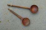 Vintage houten pollepels, twee stuks, Ophalen of Verzenden, Gebruikt