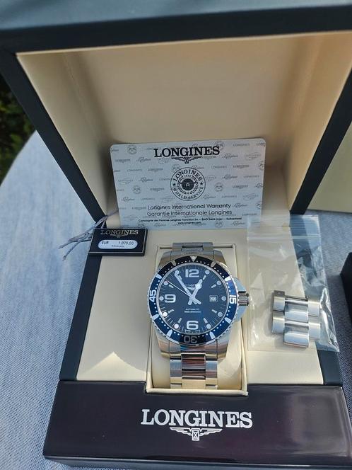 Te koop: Longines HydroConquest L3.841.4.96.6 – Complete set, Sieraden, Tassen en Uiterlijk, Horloges | Heren, Zo goed als nieuw