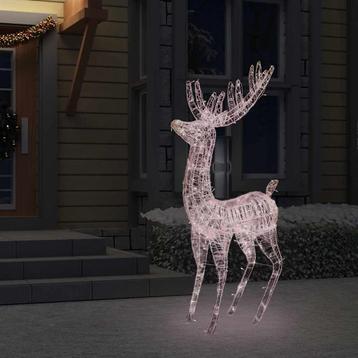 Kerstdecoratie rendier 250 LED's warmwit 180 cm acryl beschikbaar voor biedingen
