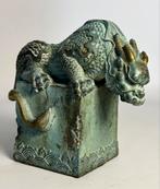 Beeld China Foo Dog / Fabeldier brons, Antiek en Kunst, Kunst | Niet-Westerse kunst, Ophalen of Verzenden