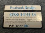 Telefoonkaart van de Postbank., Ophalen of Verzenden, Nederland