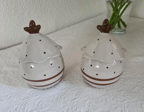 Decoratieve voorraadpotjes, 2 stuks. Nieuw!, Huis en Inrichting, Keuken | Potten en Pannen, Nieuw, Pot, Bus of Blik, Overige materialen