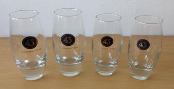 2 x 2 Longdrinkglazen Licor 43 / Cuarenta Y Tres - z.g.a.n.  beschikbaar voor biedingen
