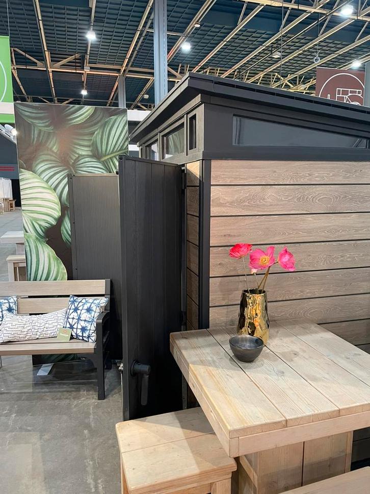 Keter tuinhuis signature 77 Ashwood, Tuin en Terras, Tuinhuizen, Nieuw, Kunststof, Minder dan 250 cm, Minder dan 200 cm, 1 raam