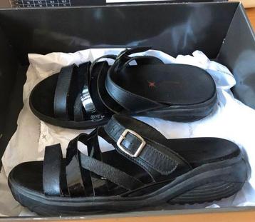 Xsensible Luxe Leren Slippers Zwart Maat 39 H beschikbaar voor biedingen