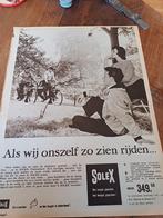 Advertentie van Solex bromfiets  twee weken 1958, Verzamelen, Ophalen of Verzenden, Zo goed als nieuw, Overige typen