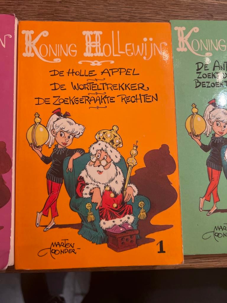 Marten Toonder - Koning Hollewijn 1 t/m 5 - Goede Staat, Complete serie of reeks, Ophalen of Verzenden, Gelezen