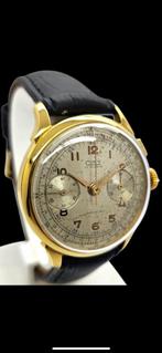 Ciny vintage chronograaf polshorloge, Overige merken, Polshorloge, 1930 tot 1960, Ophalen of Verzenden