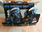 Nijdam IJshockeyschaatsen Junior zwart/Blauw mt 30-33, Nieuw, Ophalen of Verzenden, IJshockeyschaatsen, Nijdam