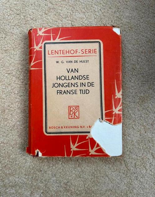 Te Koop: WG vd Hulst “Van Hollandsche jongens in Franse tijd, Antiek en Kunst, Antiek | Boeken en Bijbels, Ophalen of Verzenden