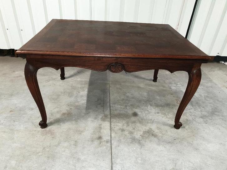 Eiken Tafel Queen Ann Stijl. Het kan geleverd worden., Antiek en Kunst, Antiek | Meubels | Tafels, Ophalen