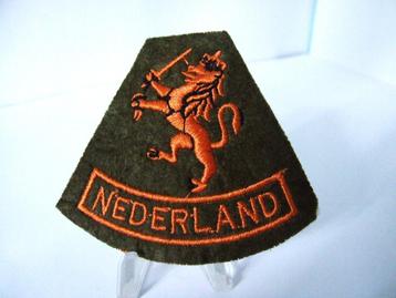 Embleem,Patch,Koninklijke,Landmacht,Nederland,WWII,Leeuw beschikbaar voor biedingen