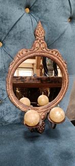 ijzeren spiegel met kaarsen, Minder dan 100 cm, Minder dan 50 cm, Ophalen of Verzenden