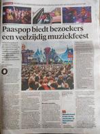 Paaspop Festival met The Hackensaw Boys uit de VS krantenart, Verzamelen, Tijdschriften, Kranten en Knipsels, Nederland, Knipsel(s)
