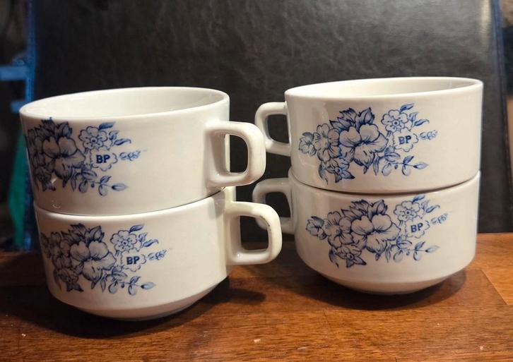 Vintage Sarreguemines BP soepkommen - Jaren 70, Huis en Inrichting, Keuken | Servies, Zo goed als nieuw, Kop(pen) en/of Schotel(s)