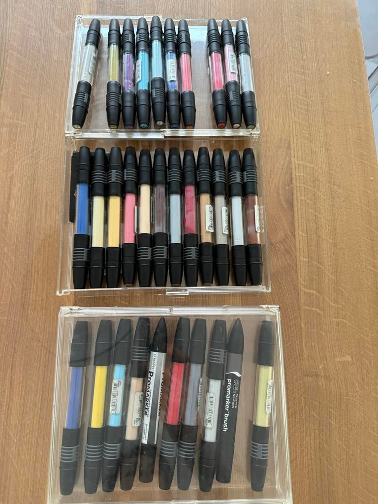 Professionele markers - 32 stuks merk tria, Ophalen of Verzenden, Gebruikt, Potlood of Stift