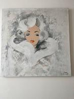 Marilyn Monroe Schilderij 100x100 cm, Antiek en Kunst, Kunst | Schilderijen | Modern, Ophalen