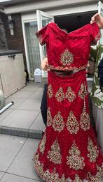 Mooie hindoestaanse bruidsjurk, Kleding | Dames, Gelegenheidskleding, Ophalen, Gedragen, Rood, Overige typen