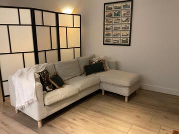 Elegant 3-Seat Sofa with Chaise & Storage Space – Grey-Brown