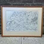 Antieke Topografische Kaart, Boeken, Onbekend, Ophalen of Verzenden, 1800 tot 2000, Nederland