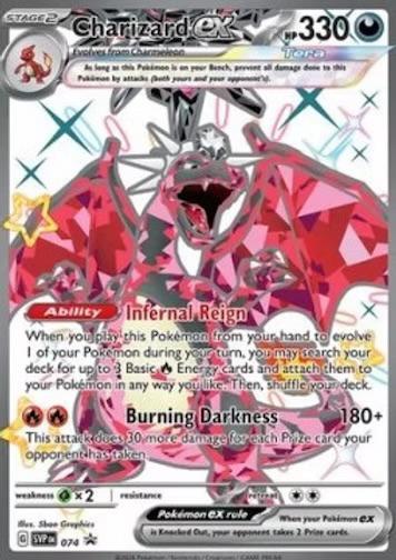 Pokémon 2024 Charizard EX SVP #074 RAW beschikbaar voor biedingen