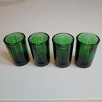 Jagermeister borrelglaasjes shotglazen groen x4 van 20 ml, Ophalen of Verzenden, Zo goed als nieuw, Borrel- of Shotglas