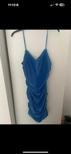 Glitter jurk blauw in maat l, Kleding | Dames, Maat 38/40 (M), Blauw, Cocktailjurk, Ophalen of Verzenden