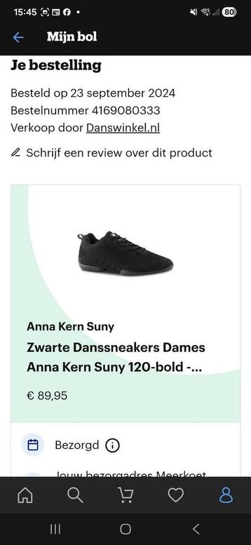 Zwarte Danssneakers mt 39 beschikbaar voor biedingen