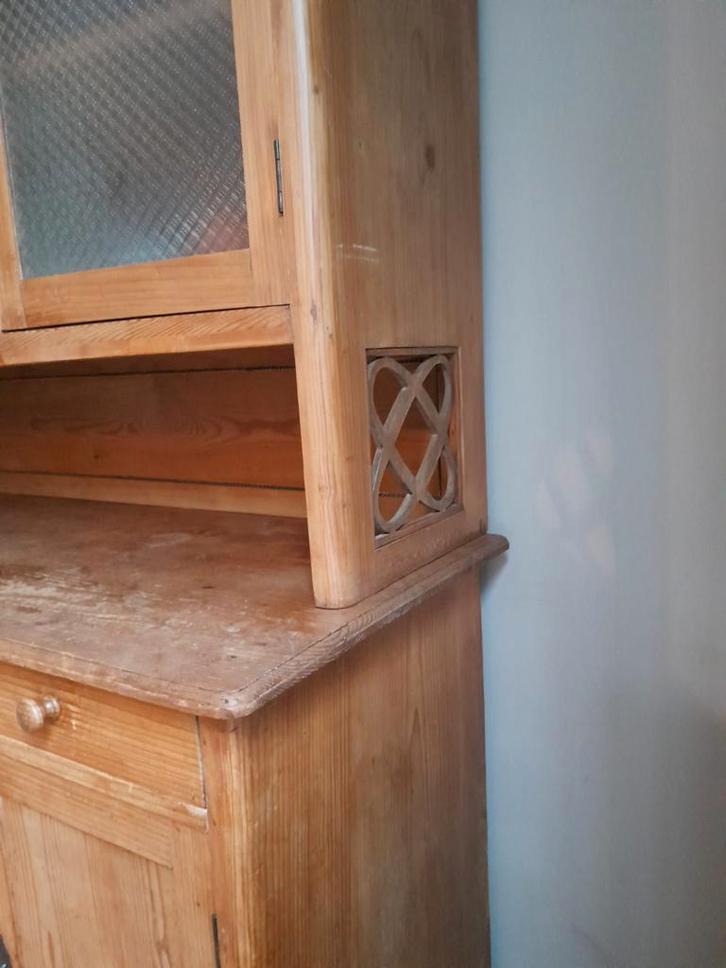 Antieke grenen buffetkast - moet weg, Antiek en Kunst, Antiek | Meubels | Kasten, Ophalen